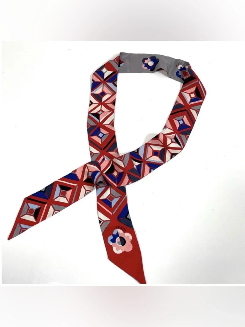 Fendi Silk Twilly Scarf